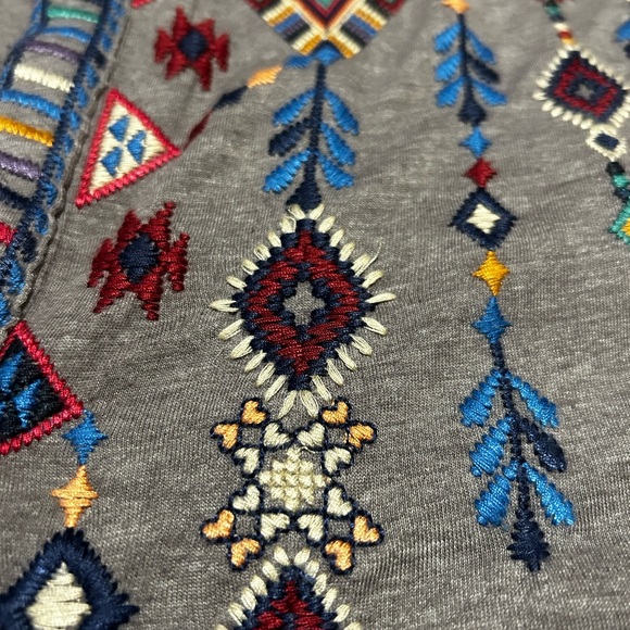 Johnny Was RUAH knit long sleeve 3/4 length Henly    Size M - Picture 9 of 14